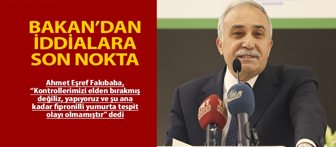 ‘Fipronilli yumurta Türkiye’de yok’
