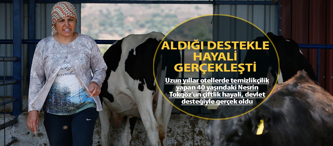 Temizlikçilik yaparken çiftlik sahibi oldu