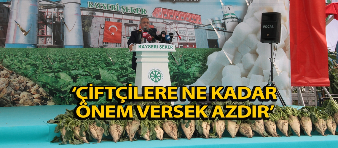 ‘Tarımsız olmaz’