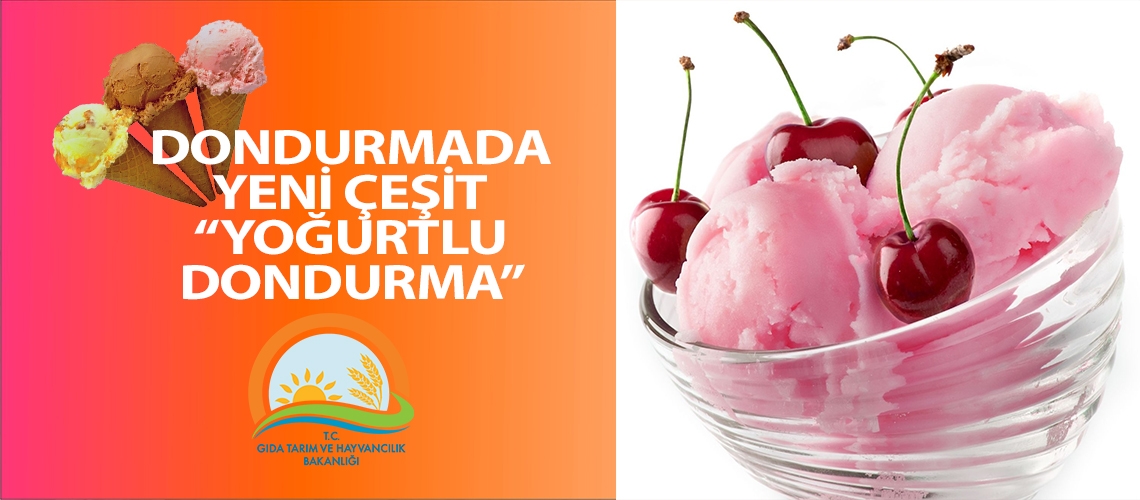 Dondurmada yeni çeşit “yoğurtlu dondurma”