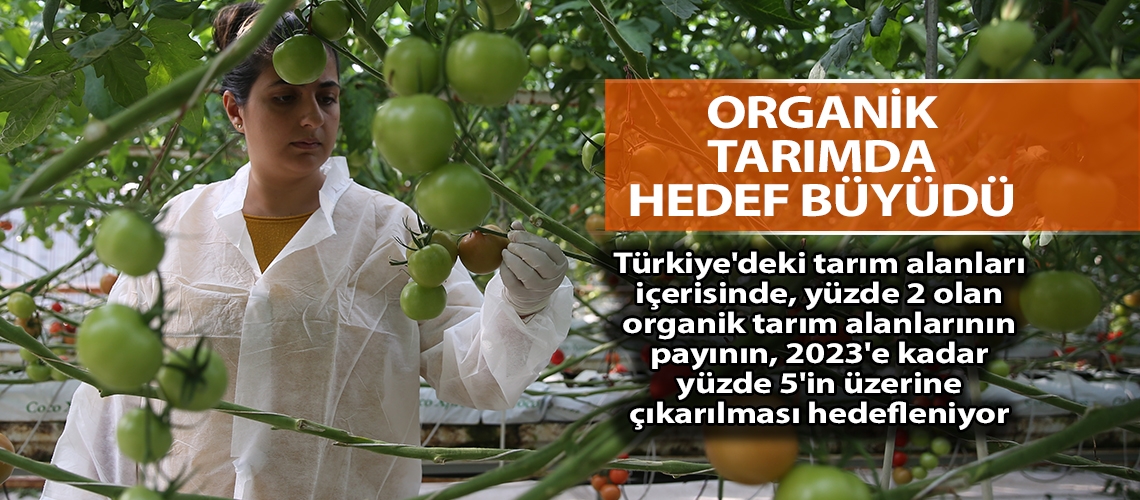 Organik tarımda hedef büyüdü