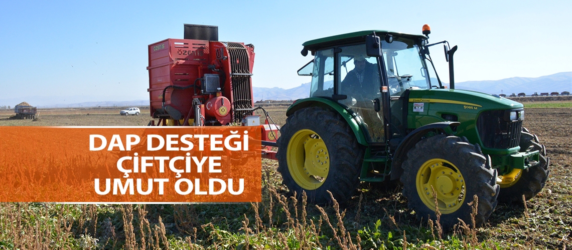 DAP desteği çiftçiye umut oldu