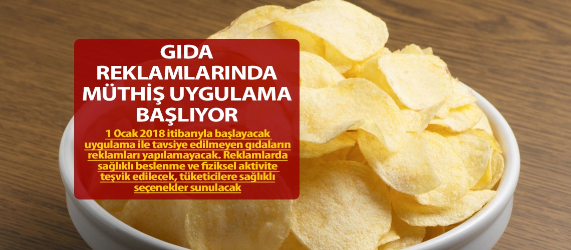 Gıda reklamlarında müthiş uygulama başlıyor