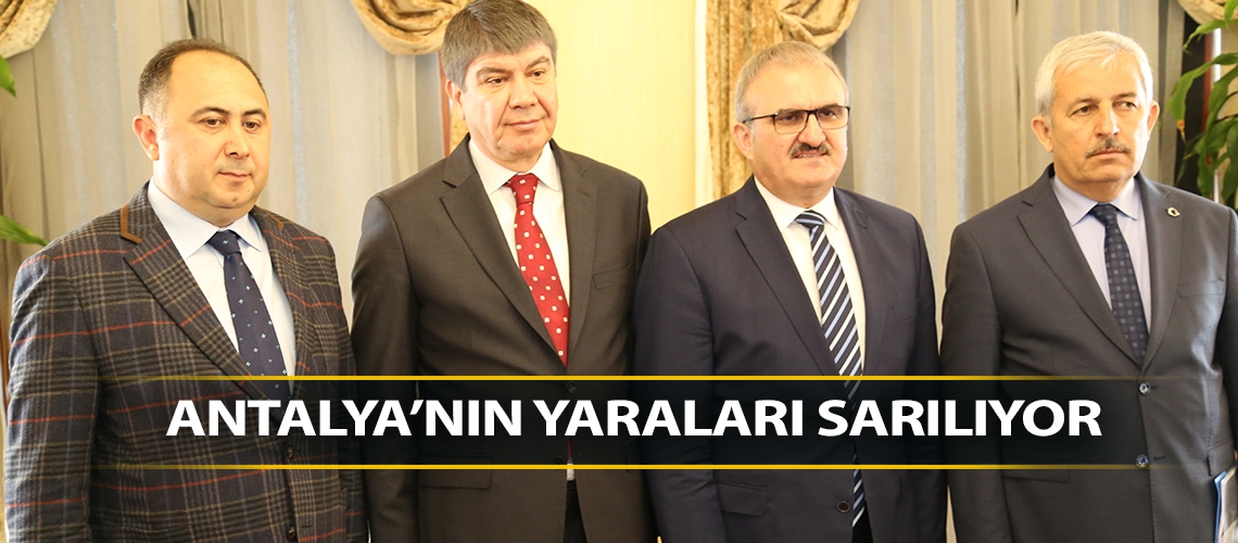 Antalya’nın yaraları sarılıyor