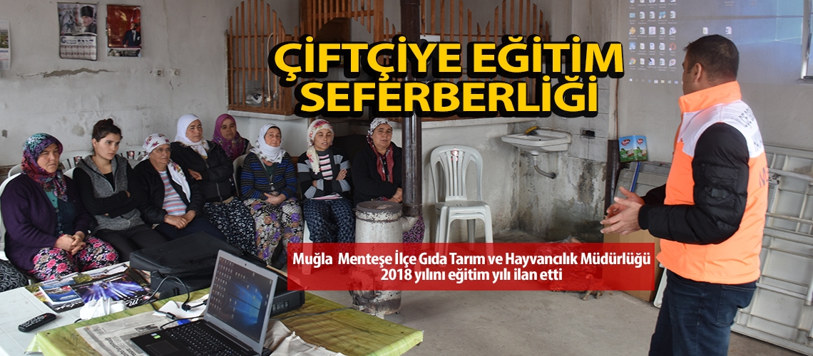 Menteşe’de çiftçiye eğitim seferberliği