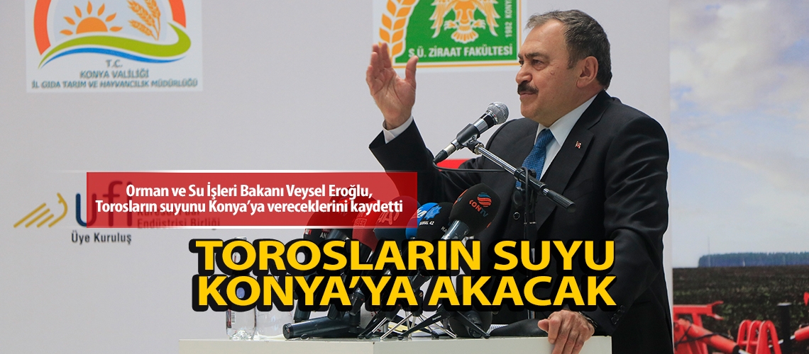 Torosların suyu Konya’ya akacak