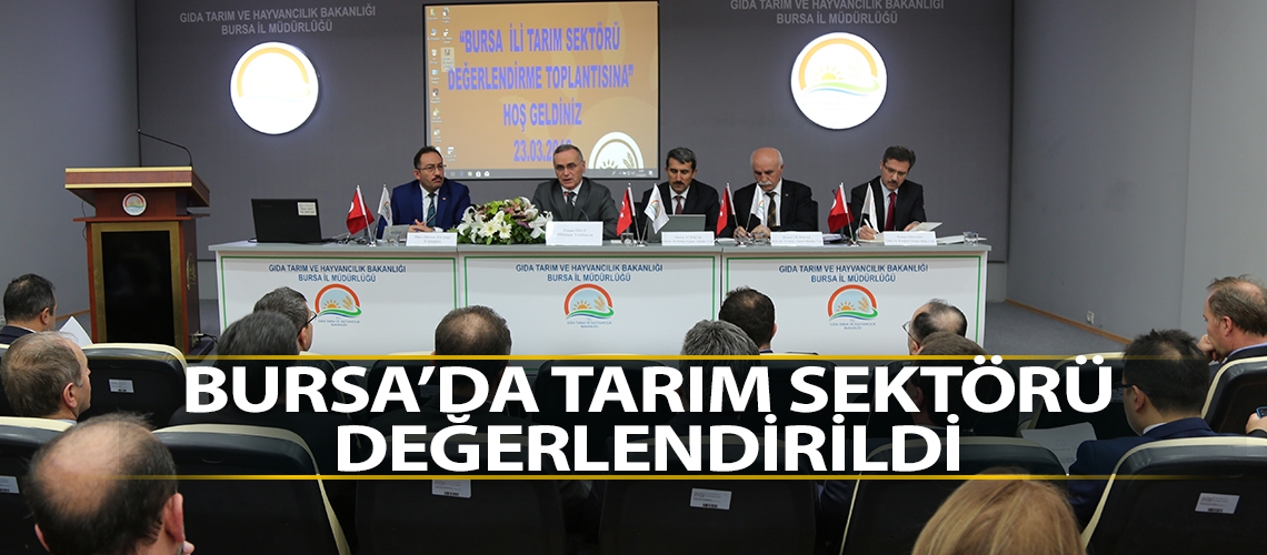 Bursa’da tarım sektörü değerlendirildi
