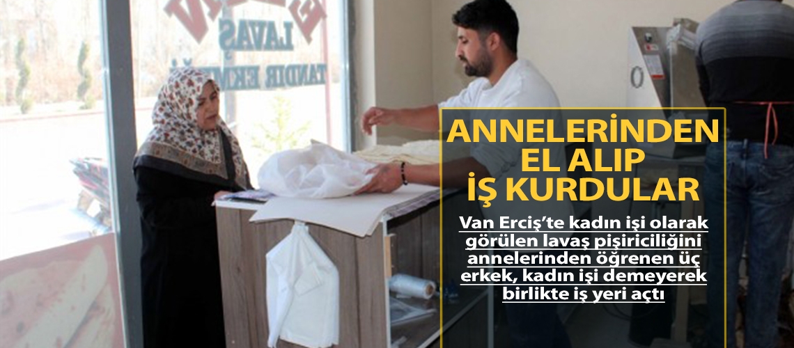 Annelerinden el alıp iş kurdular
