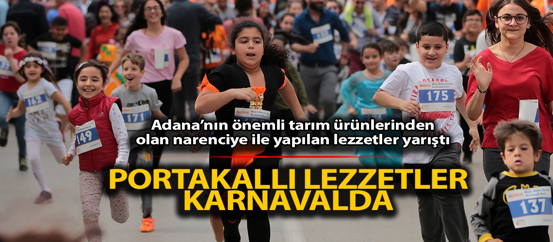 Portakallı lezzetler karnavalda