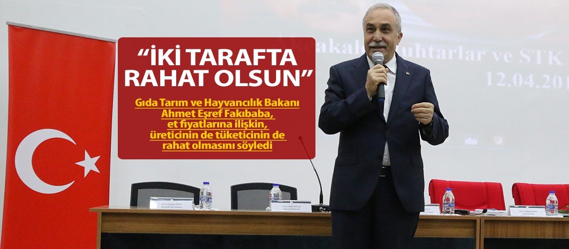 ‘İki tarafta rahat olsun’