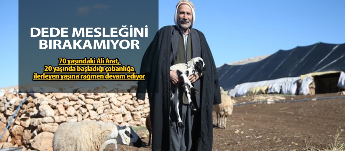 Dede mesleğini bırakamıyor