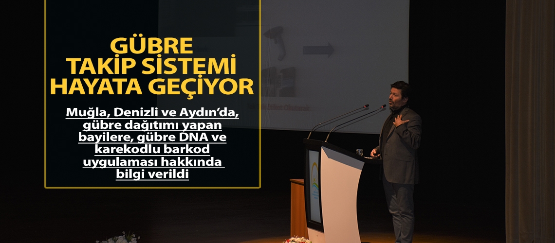 Gübre takip sistemi hayata geçiyor