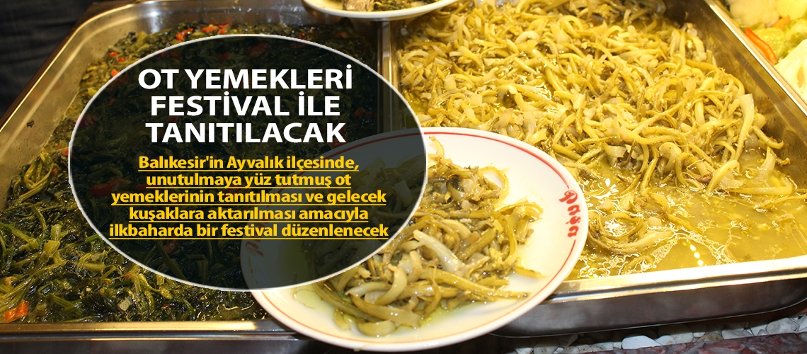 Ot yemekleri festival ile tanıtılacak