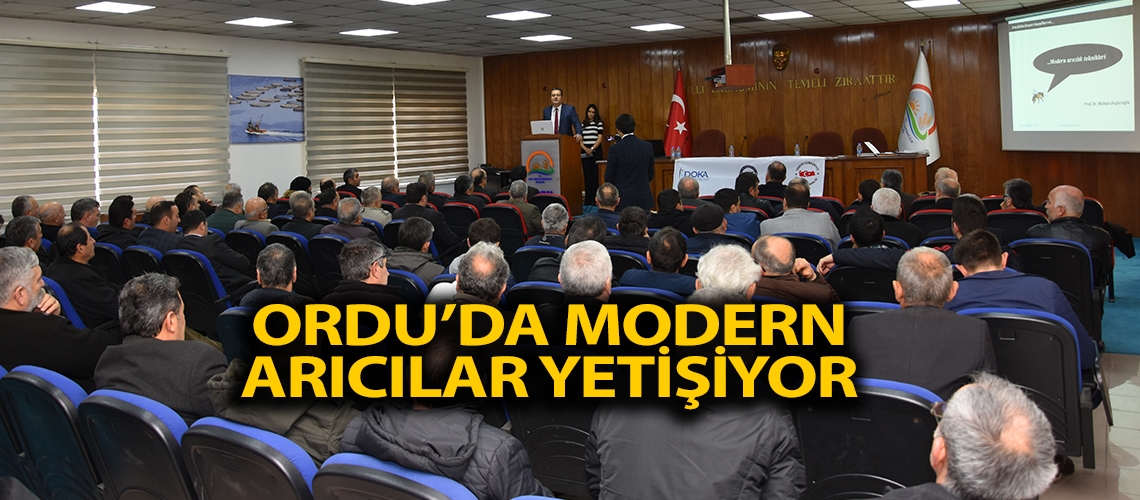 Ordu’da modern arıcılar yetişiyor