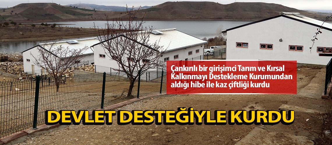 Devlet desteğiyle kurdu
