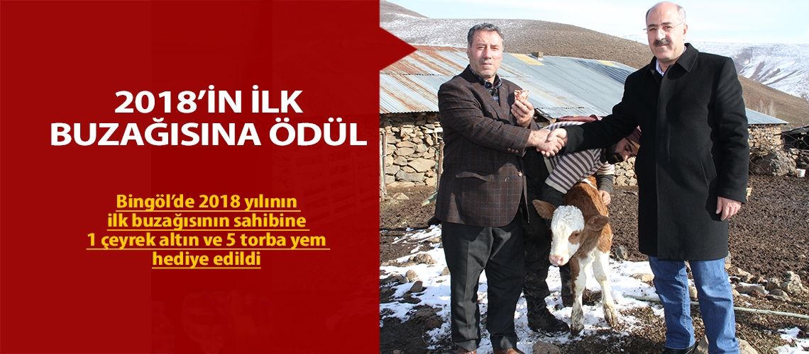 2018’in ilk buzağısına ödül