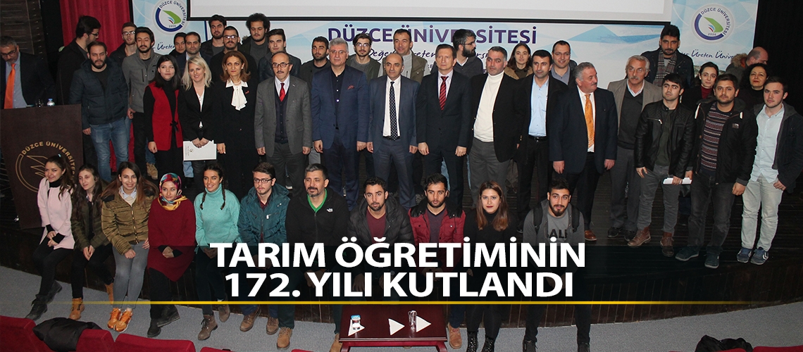 Tarım öğretiminin 172. yılı kutlandı