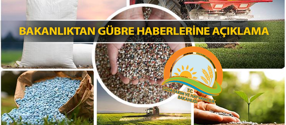 Bakanlıktan gübre haberlerine açıklama