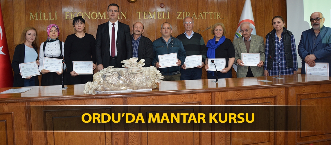 Ordu’da mantar kursu