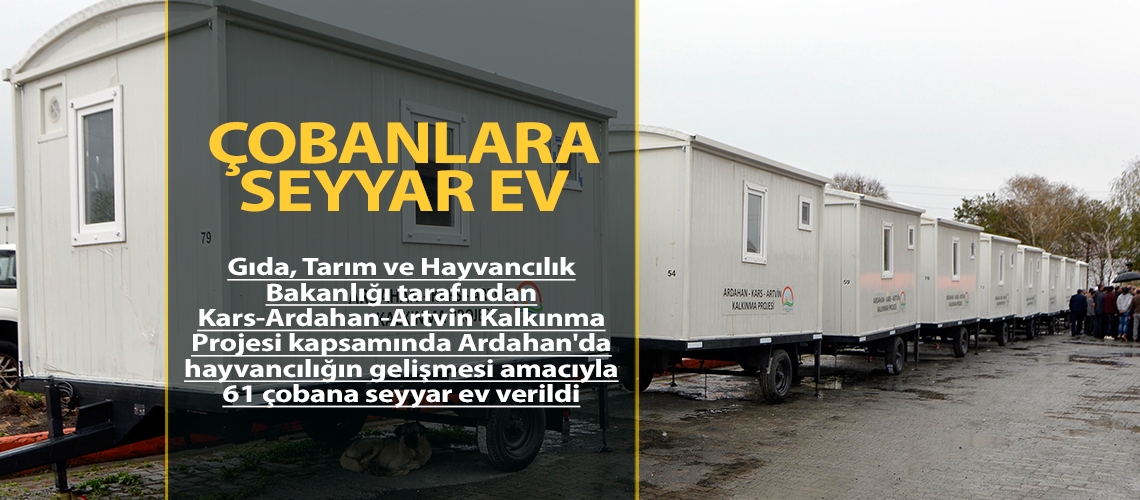 Çobanlara seyyar ev