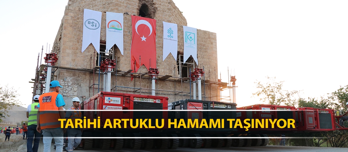 Tarihi Artuklu Hamamı taşınıyor