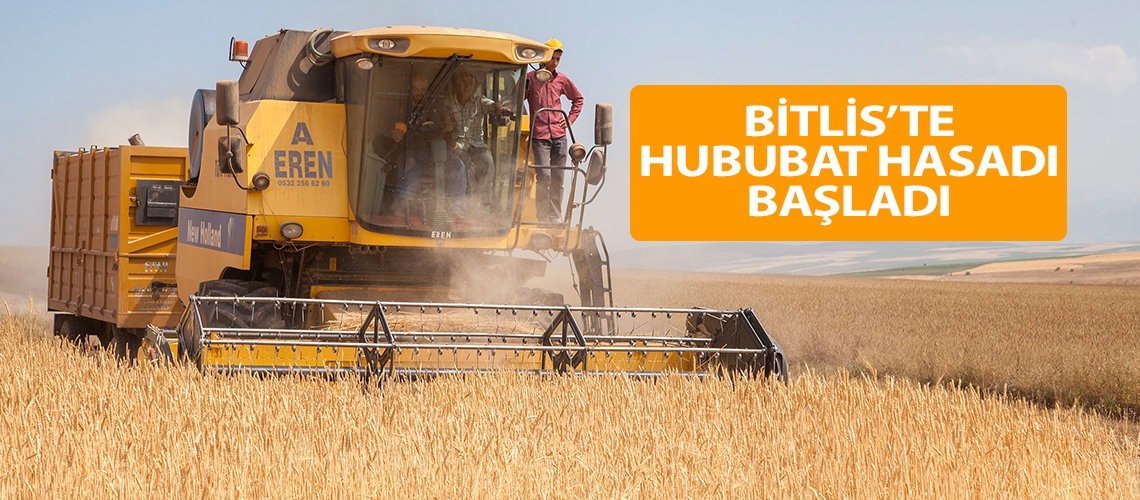 Bitlis’te hububat hasadı başladı
