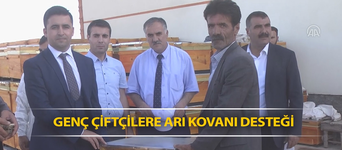 Genç çiftçilere arı kovanı desteği