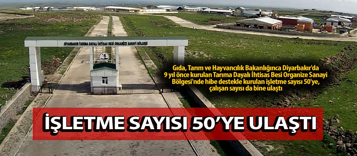 İşletme sayısı 50’ye ulaştı
