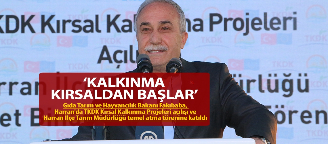 ‘Kalkınma kırsaldan başlar’