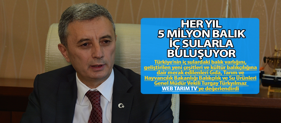 Her yıl 5 milyon balık iç sularla buluşuyor