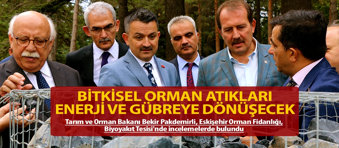 Bitkisel orman atıkları enerji ve gübreye dönüşecek