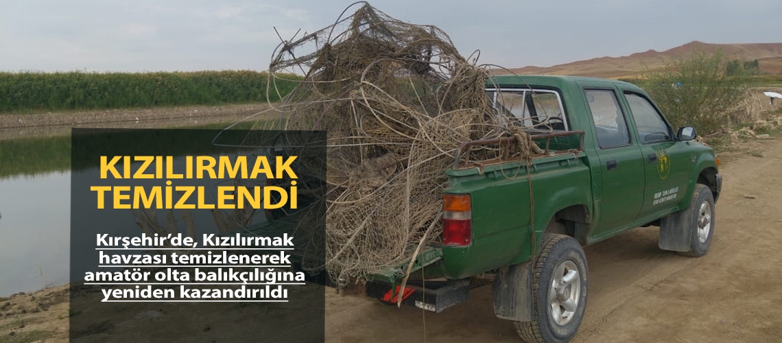 Kızılırmak temizlendi