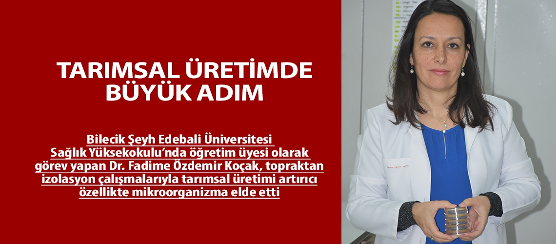 Tarımsal üretimde büyük adım