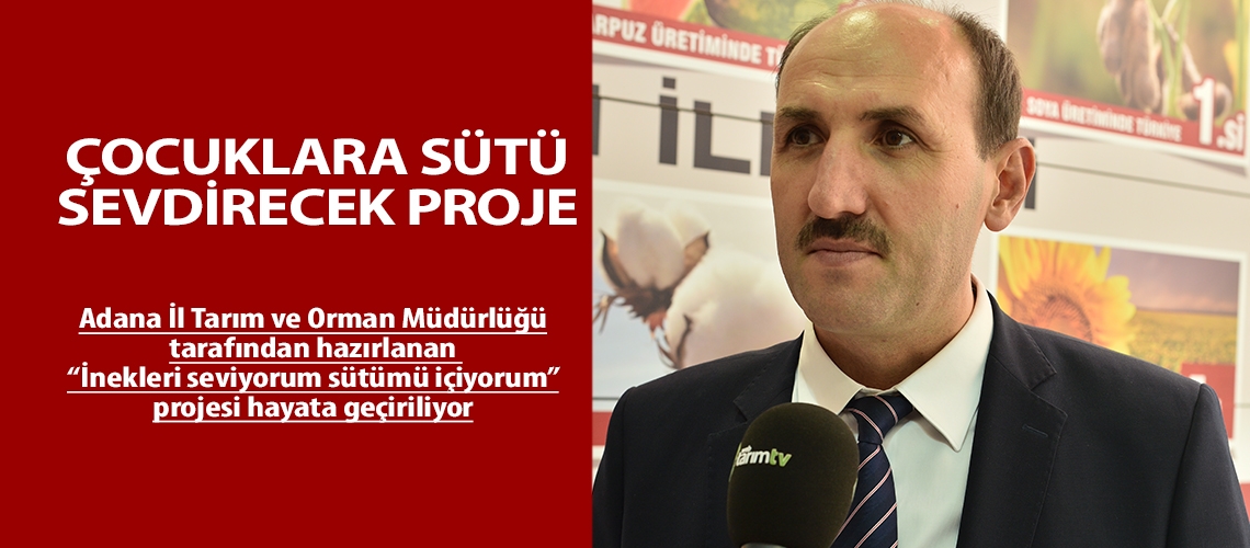 Çocuklara sütü sevdirecek proje