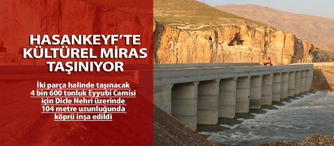 Hasankeyf’te kültürel miras taşınıyor