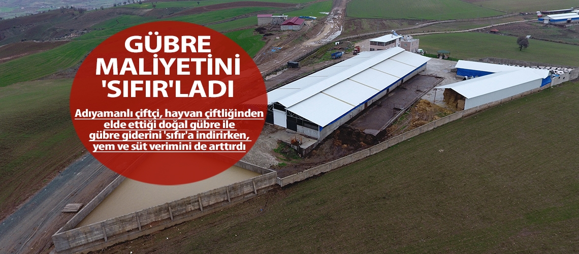 Gübre maliyetini 'sıfır'ladı