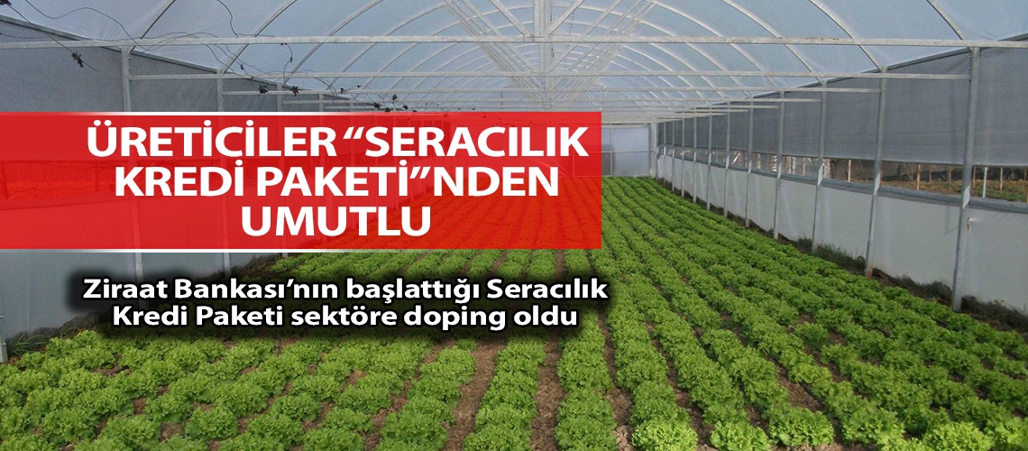 Üreticiler “Seracılık Kredi Paketi”nden umutlu