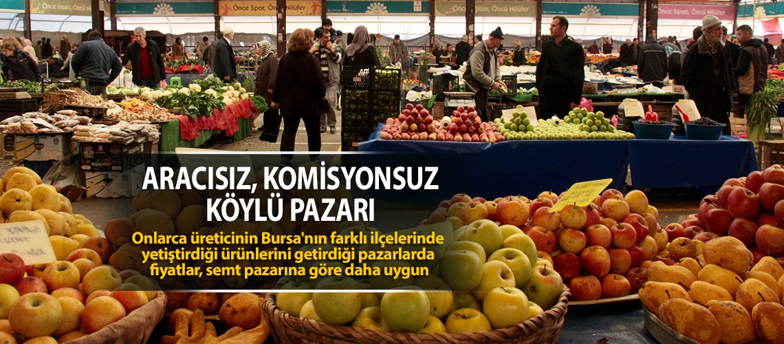 Aracısız, komisyonsuz köylü pazarı