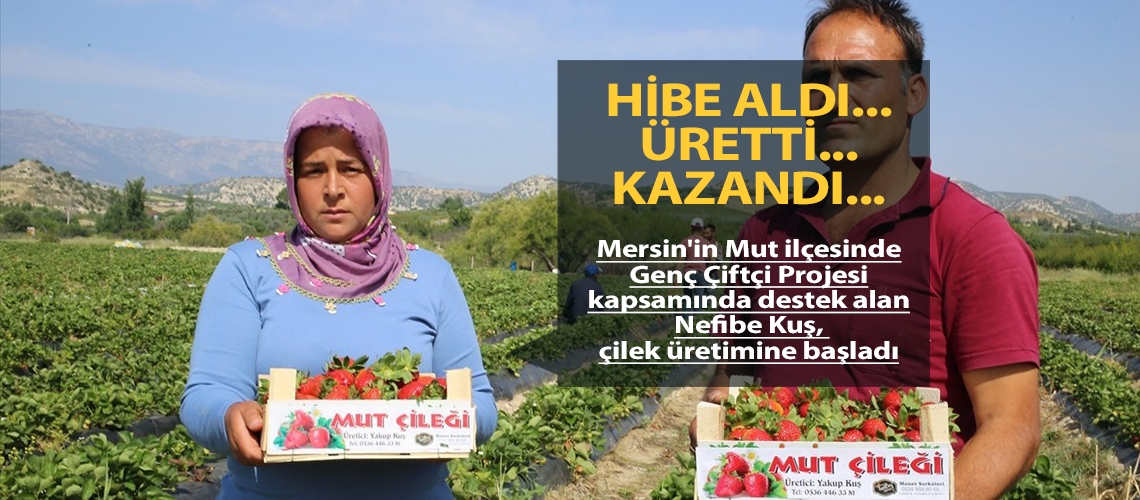 Hibe aldı, üretti, kazandı