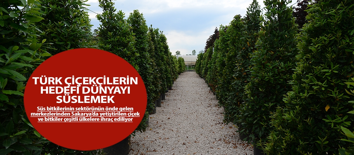 Türk çiçekçilerin hedefi dünyayı süslemek