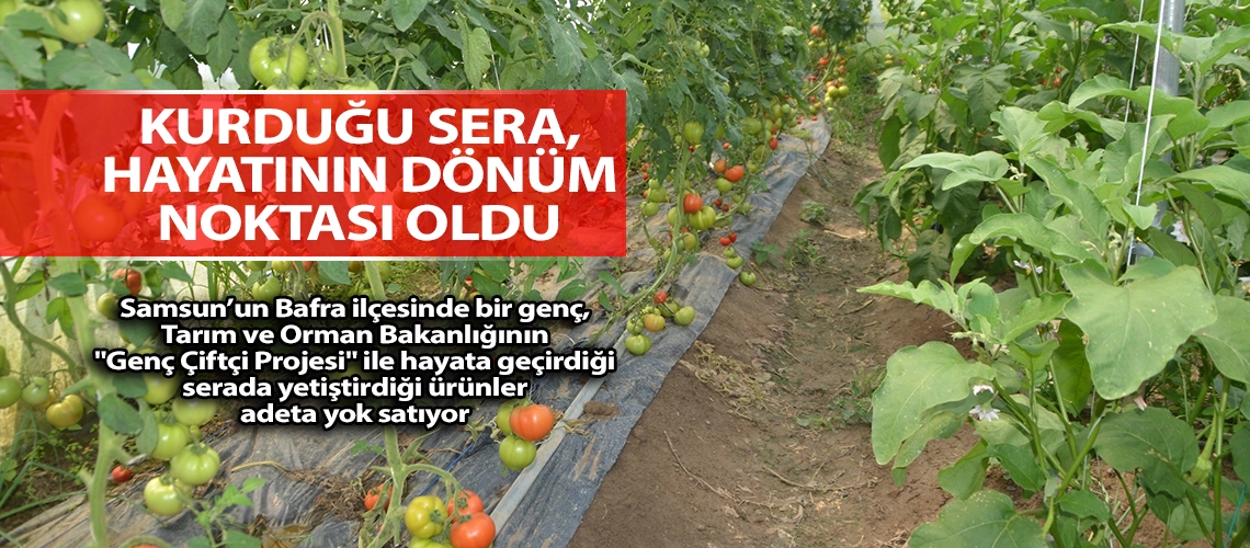 Kurduğu sera, hayatının dönüm noktası oldu