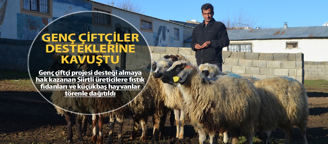 Genç çiftçiler desteklerine kavuştu