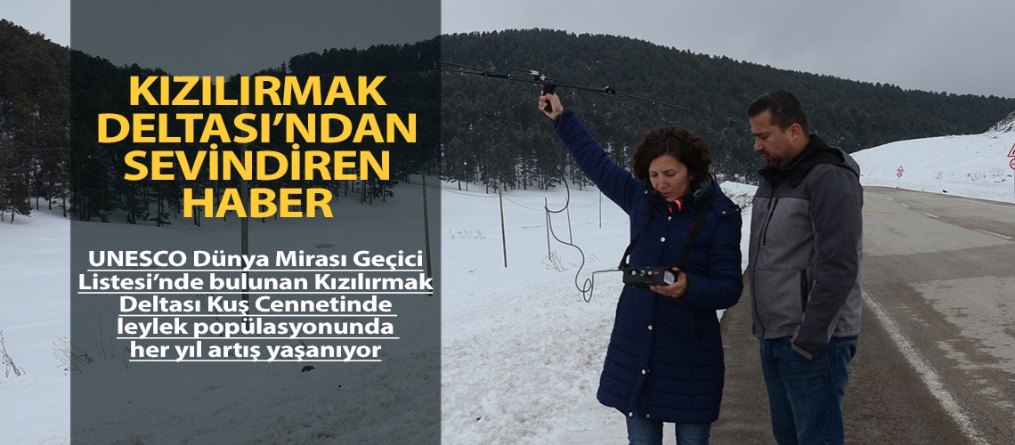 Kızılırmak Deltası’ndan sevindiren haber