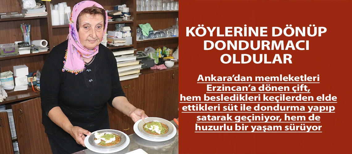 Köylerine dönüp dondurmacı oldular
