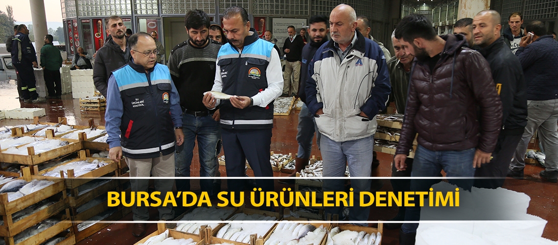 Bursa’da su ürünleri denetimi