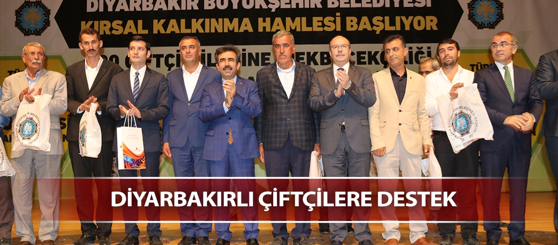 Diyarbakırlı çiftçilere destek