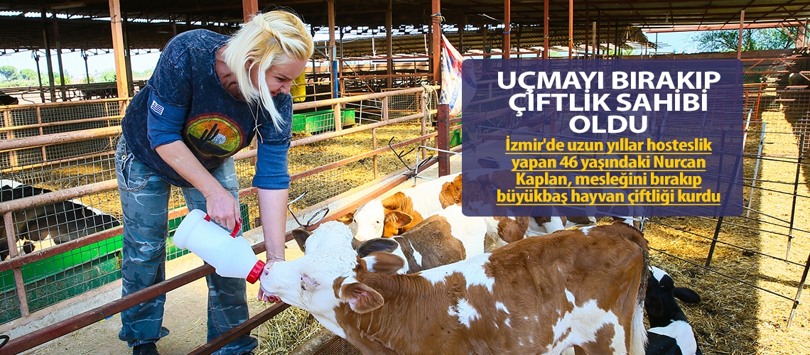 Uçmayı bırakıp çiftlik sahibi oldu