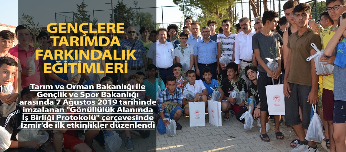 Gençlere tarımda farkındalık eğitimleri