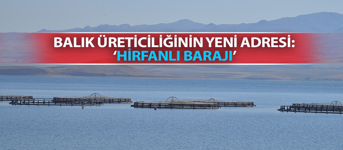 Balık üreticiliğinin yeni adresi: Hirfanlı Barajı