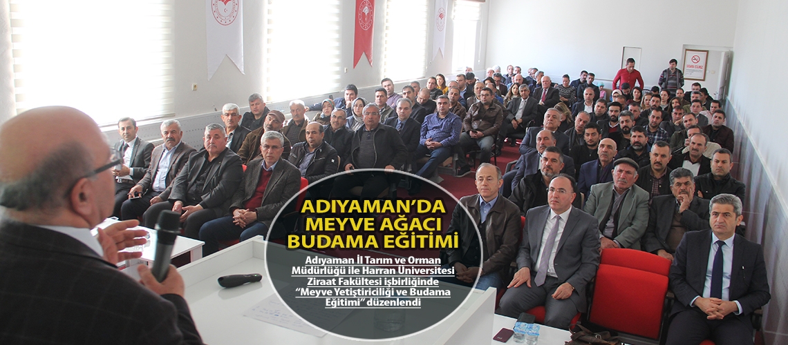 Adıyaman’da meyve ağacı  budama eğitimi